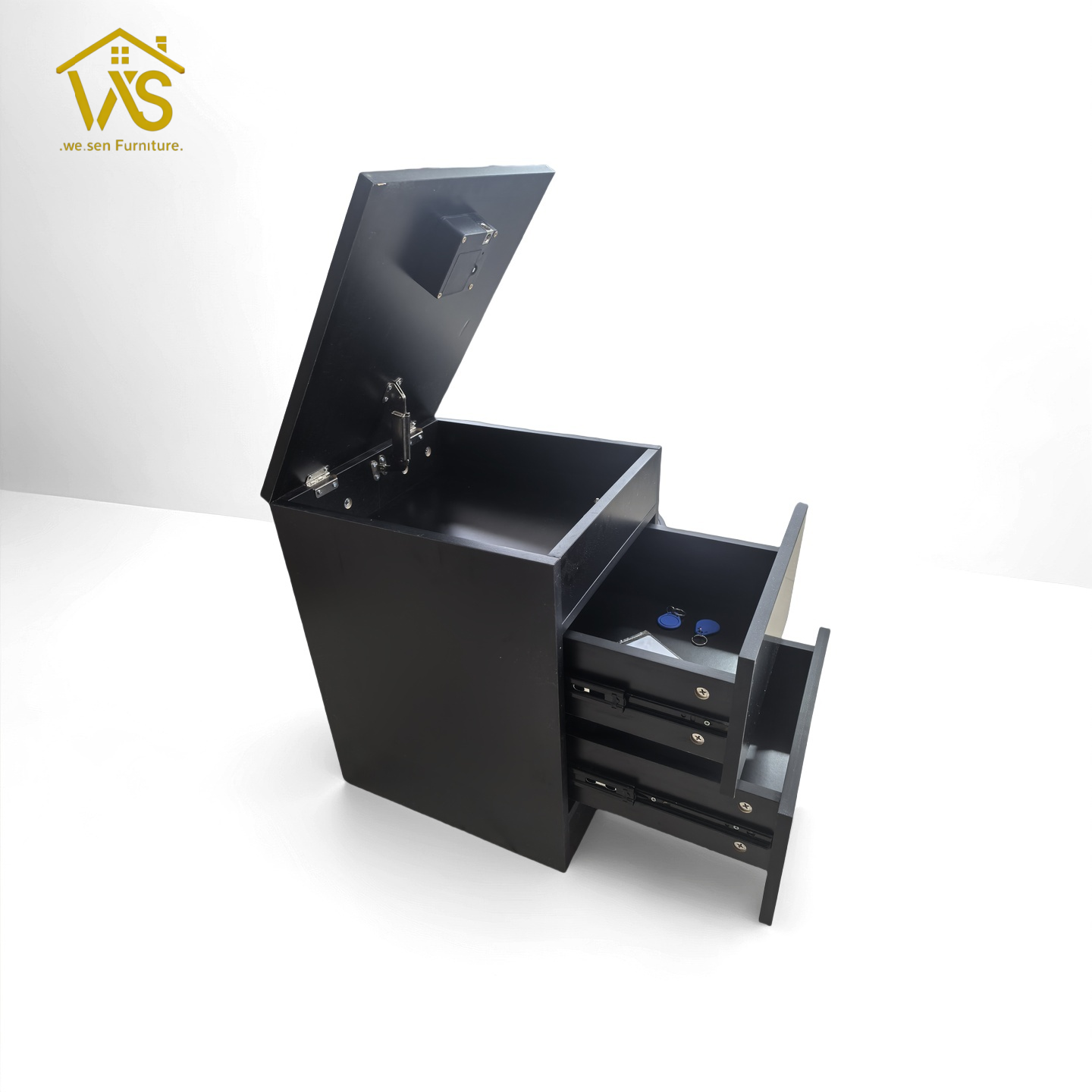 Nightstand with secret stash