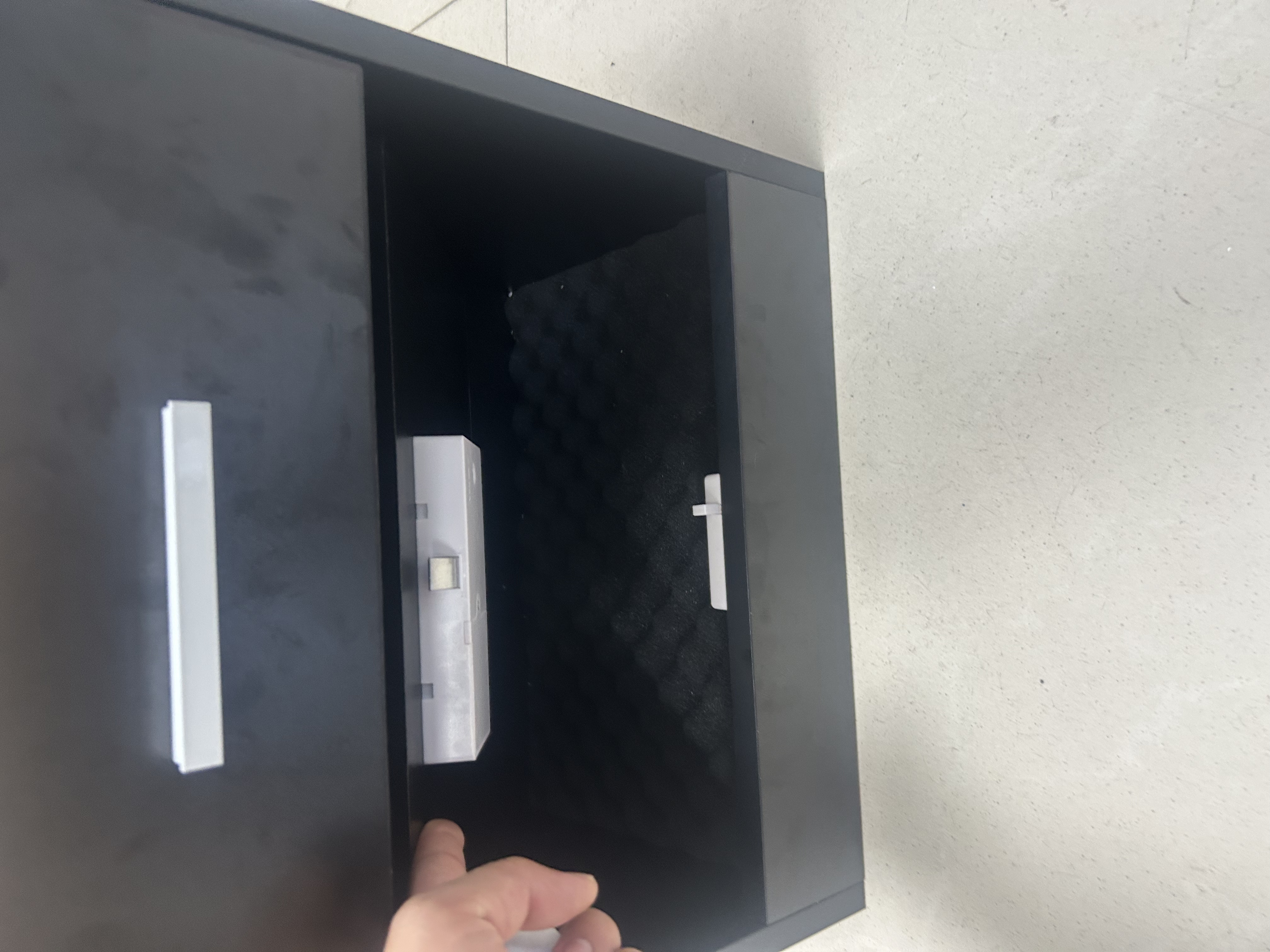 Modern Nightstand with Hidden Compartment, Bedside Table with Secret Storage Drawer for Valuables