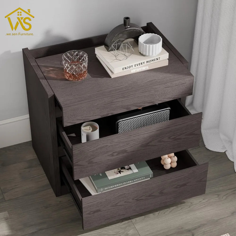 Nightstand with secret drawer