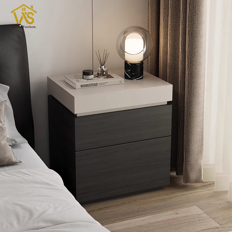 Nightstand with hidden safe compartment Concealment furniture