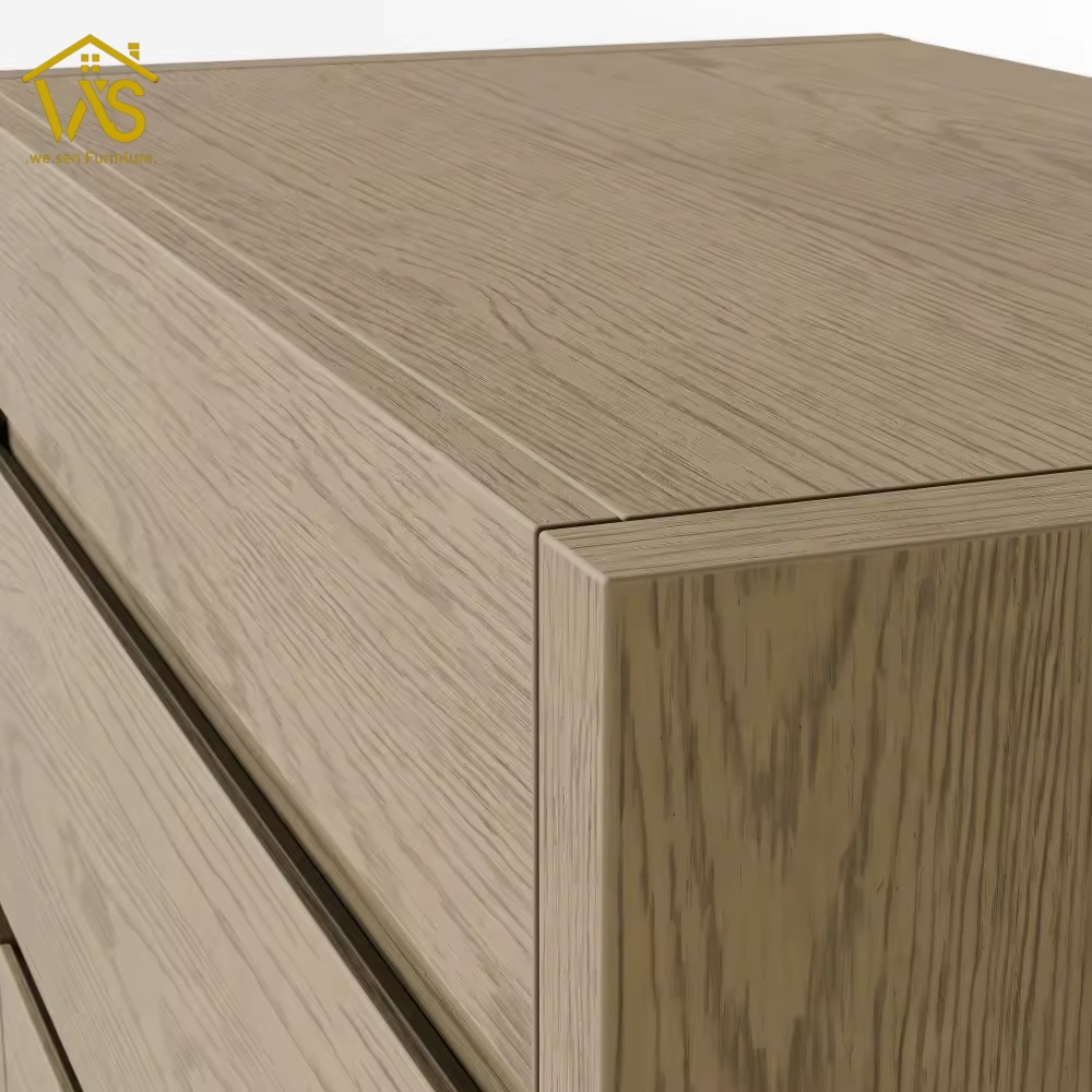 Modern nightstand with hidden compartment for valuables