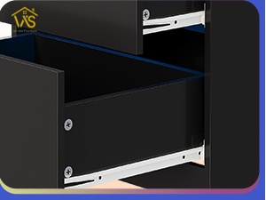 Bedside table with secret compartment