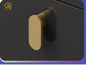 Bedside table with secret compartment
