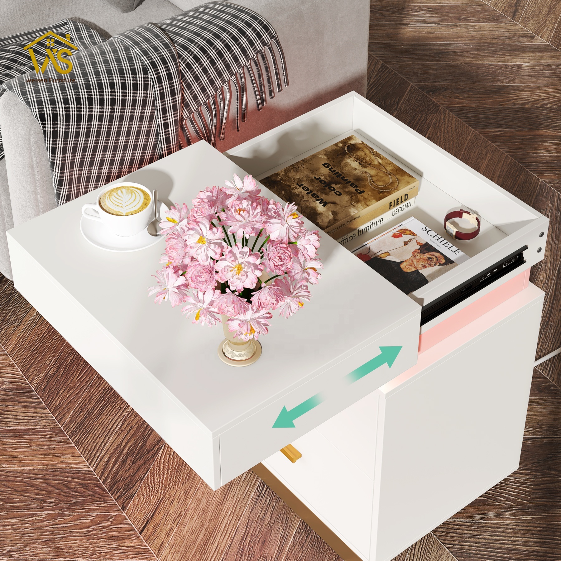 Discreet compartment furniture