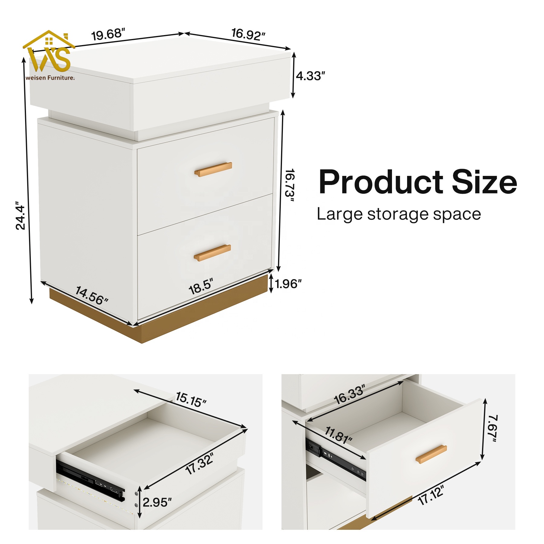 Discreet compartment furniture