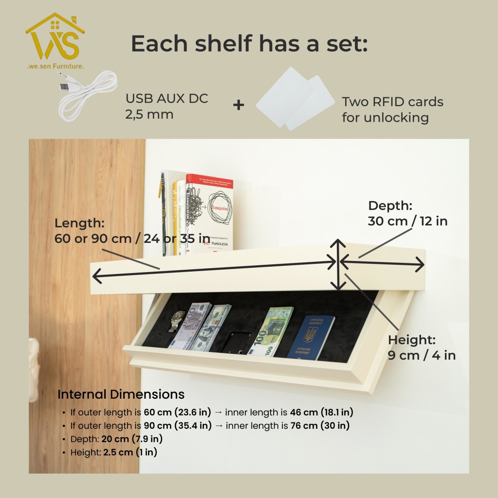 Wall-mounted concealment cabinet