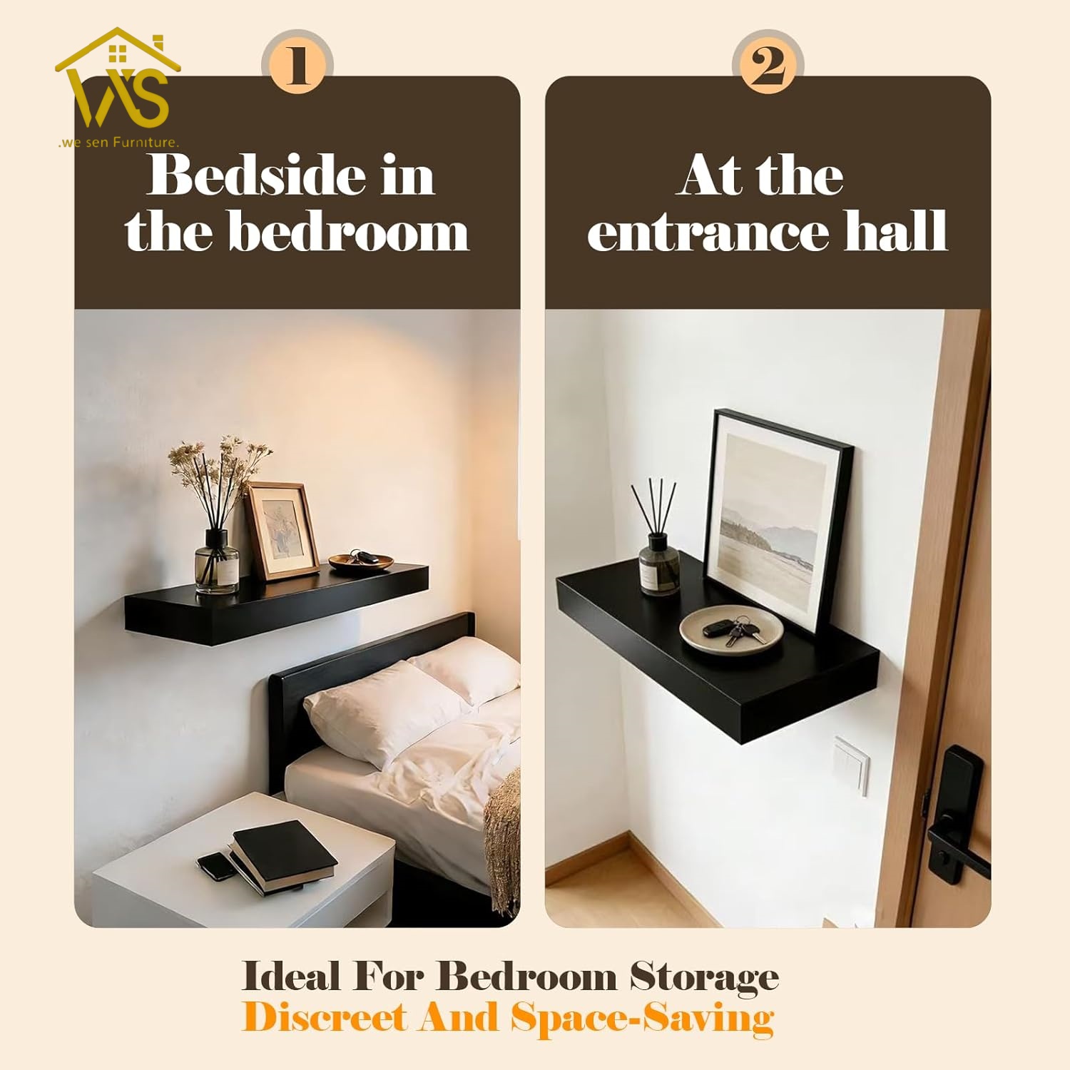 Wall-mounted concealment cabinet