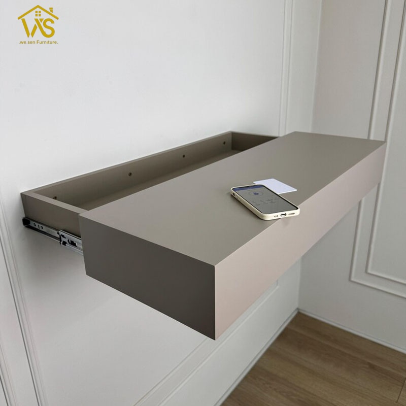 Discreet wall hiding furniture