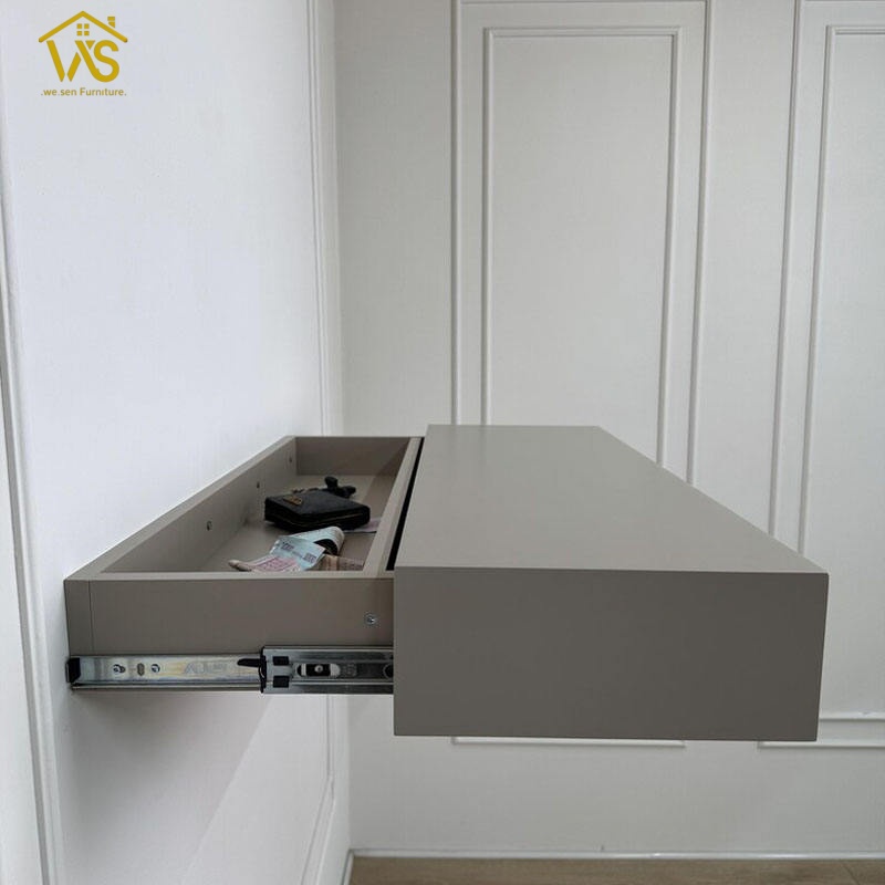 Discreet wall hiding furniture