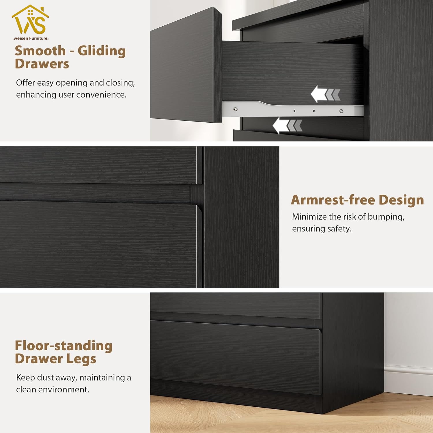 Dresser with secret hidden top storage