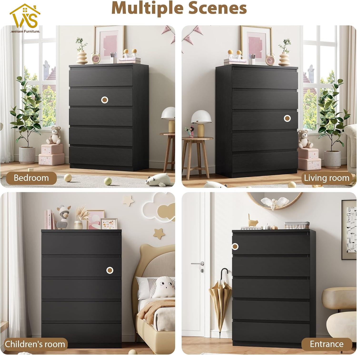 Dresser with secret hidden top storage