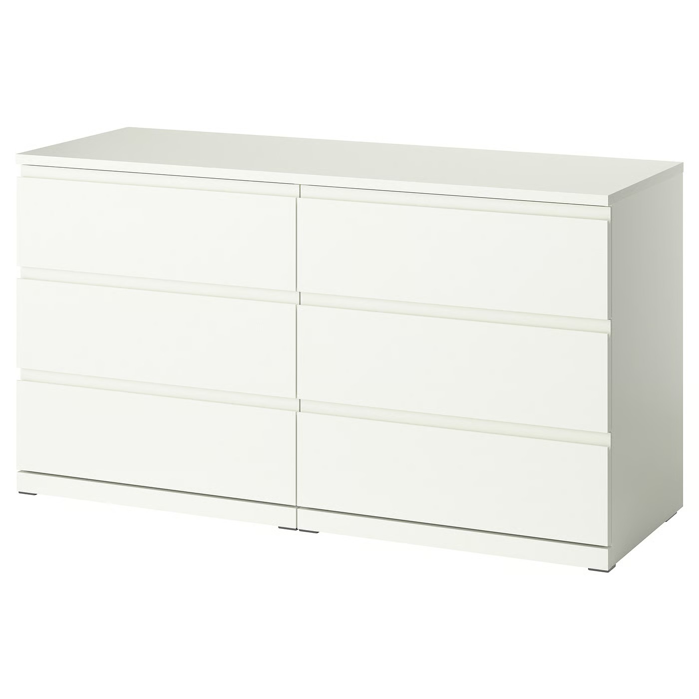 6 drawer wide dresser with lockable flip top hidden compartment